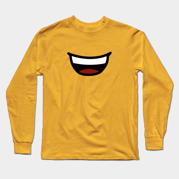 Lego Minifig Big Grin Long Sleeve T-Shirt by Neon-Light